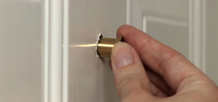 peephole door repair in Avocado Heights